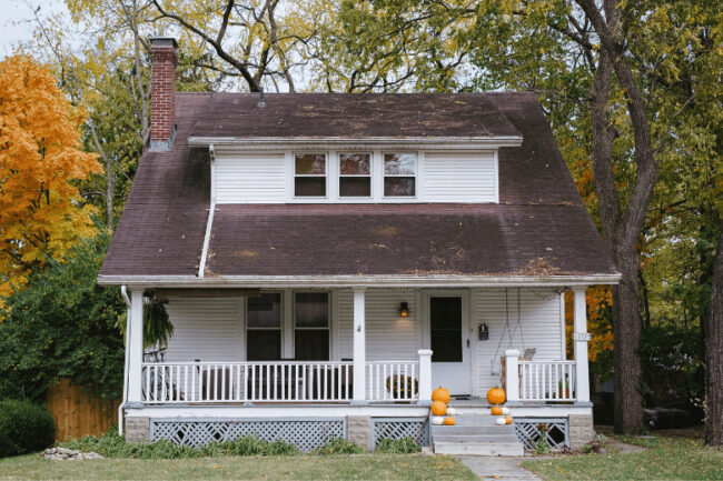 planting trees near the house